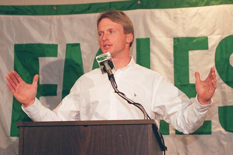 Jon Gruden was a bold offensive coordinator hire for the 1995 Eagles. He would soon become a Super Bowl-winning coach.
