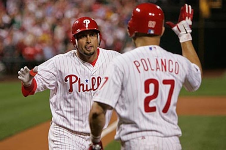 Shane Victorino and the Phillies could clinch the NL East on Saturday. (Michael Bryant/Staff Photographer)