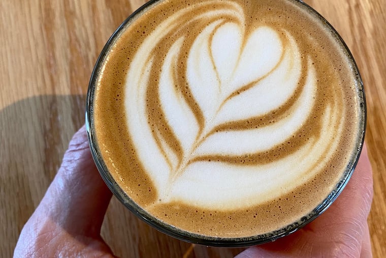 A cappuccino at Wake Coffee in Ambler.
