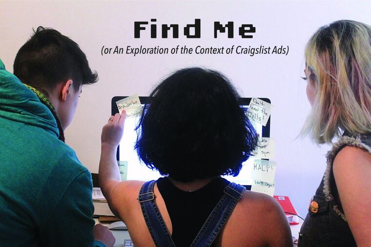 For the Jersey Fringe Festival, “Find Me (Or an Exploration of the Context of Craigslist Ads),” by Christina Higgins. will be among one-act plays on stage this weekend in Hammonton.