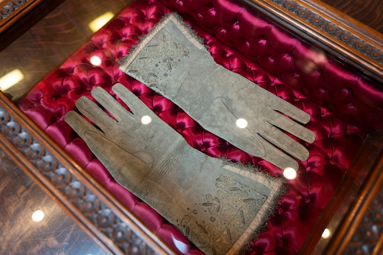 A pair of swashbuckling-style gloves that, according to lore, once belonged to William Shakespeare. Penn Libraries researchers are now trying to discern whether the bard actually wore the legendary gauntlets.