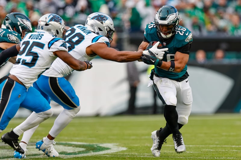 Saquon Barkley stats: Eagles RB on pace to break NFL rushing record