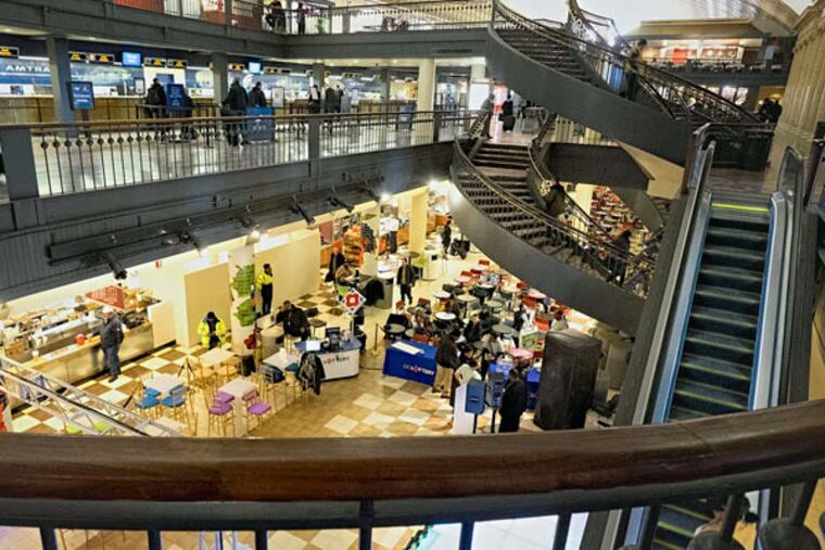 Washington's Union Station is a shopping mecca and a tourist draw. Sen. Bob Casey says 30th Street Station has "all the potential" of Union Station. (ED HILLE / Staff Photographer)