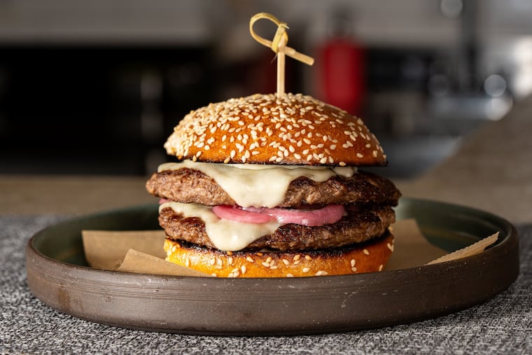 River Twice's signature Mother Rucker burger.