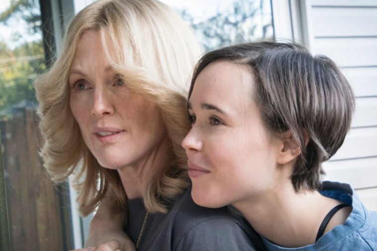 "Freeheld," about a same-sex couple's battle over pension benefits with the Ocean County Board of Freeholders, stars Julianne Moore (left) as Detective Laurel Hester, diagnosed with cancer, and Ellen Page as live-in partner Stacie Andree.