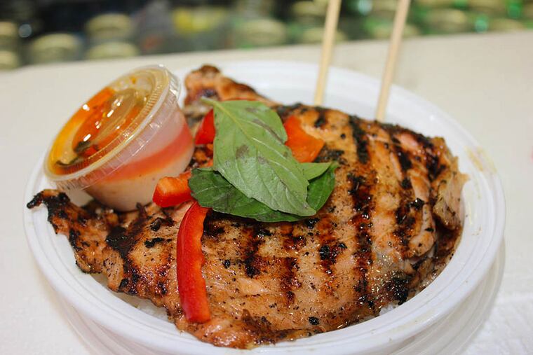Salmon curry at Little Thai Market at Reading Terminal Market.