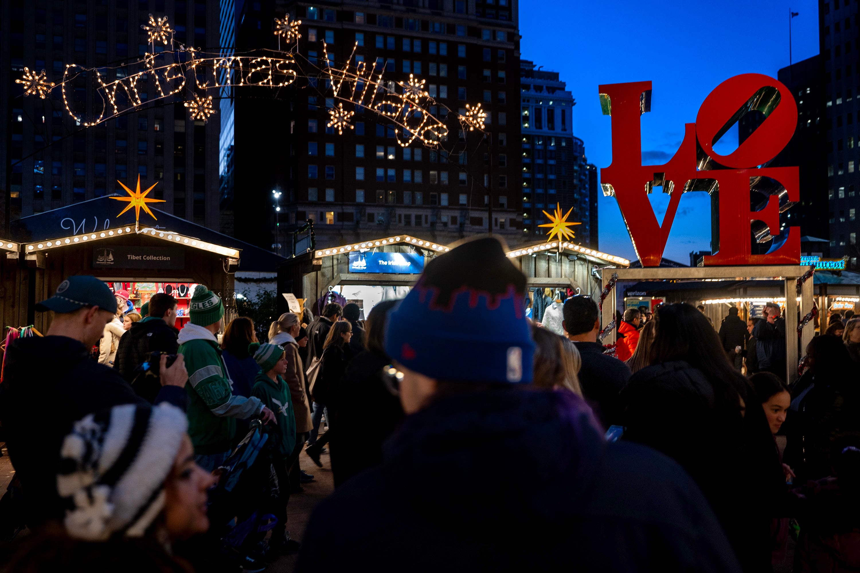 Christmas Village booths will be closed off to walk-ins. Some vendors and disability advocates question the change.