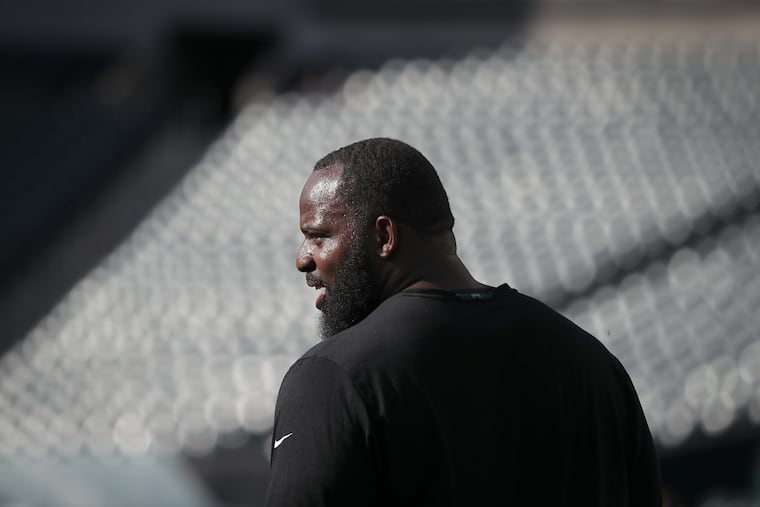 Eagles defensive tackle Fletcher Cox is close to returning from offseason foot surgery.