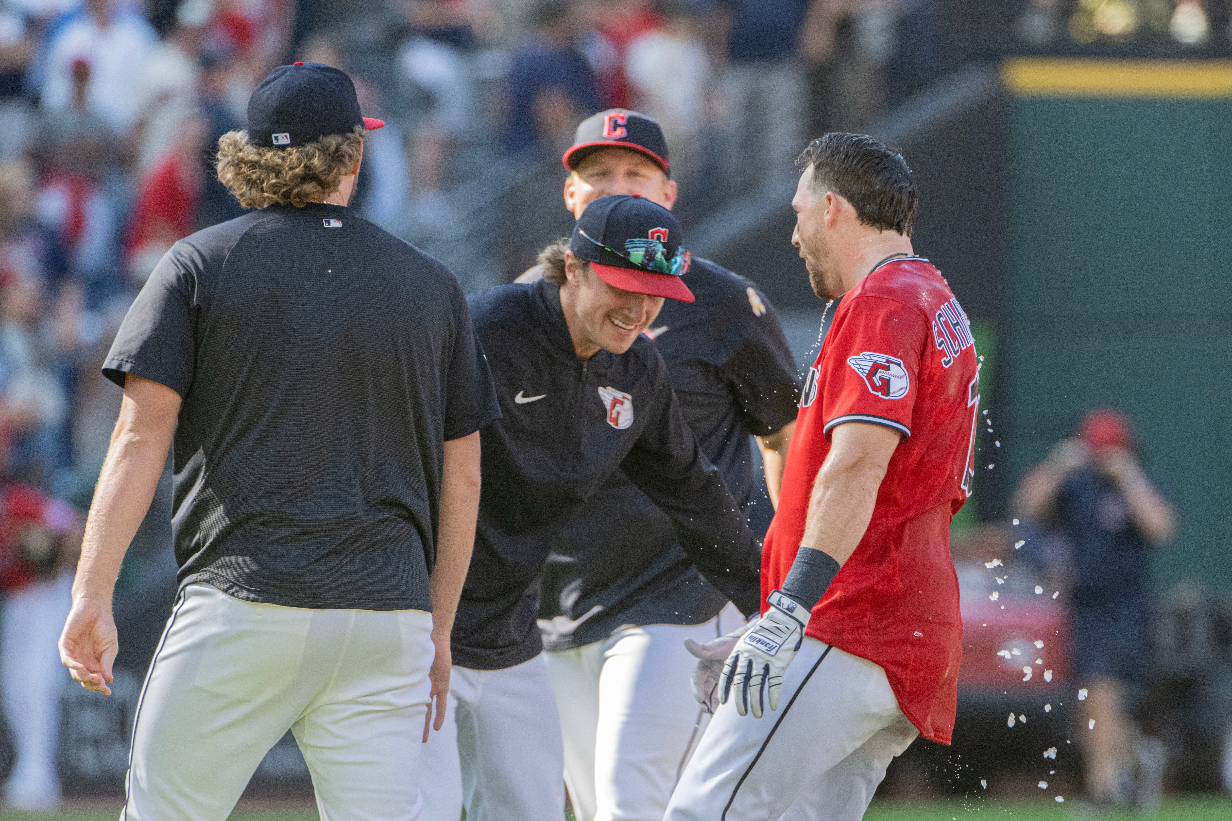 Daniel Schneemann's hit in 10th gives Guardians 3-2 win, their third walk-off over Tigers in series