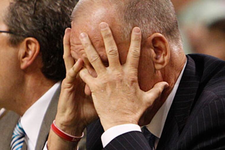 Doug Collins watched the Celtics shoot 52.2 percent from the field in Game 5. (Ron Cortes/Staff Photographer)