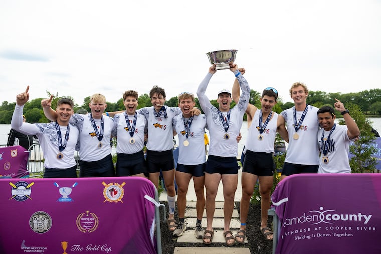 Drexel men's varsity eight won the grand final at the Dad Vail Regatta on Saturday.