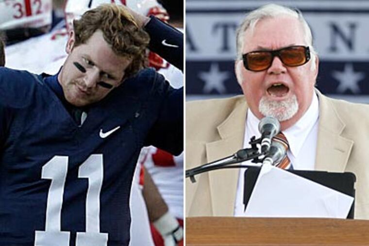 It has been a rough week for Penn State quarterback Matt McGloin and former Daily News columnist Bill Conlin. (AP)