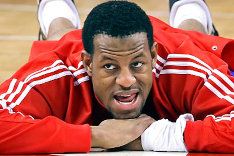 "You have to go out there and you have a job to do," Andre Iguodala said. (Steven M. Falk/Staff Photographer)