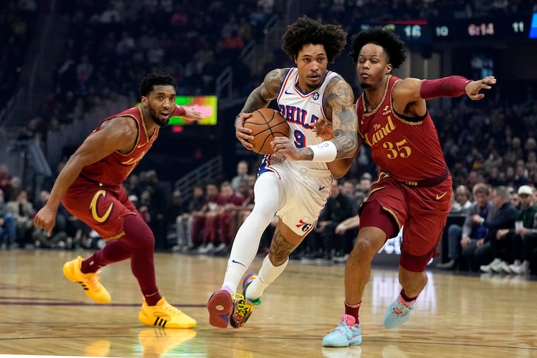 Sixers guard Kelly Oubre Jr. used his athleticism to his advantage against the Cavaliers.