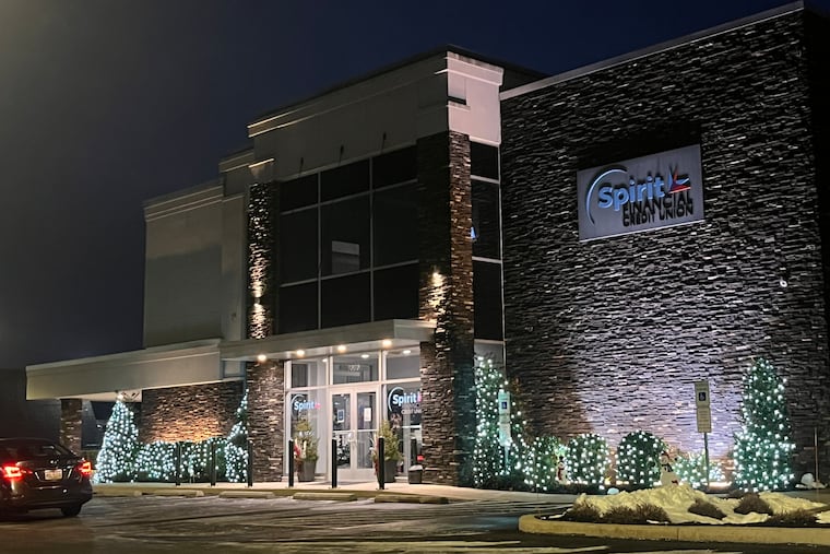 Spirit Financial Credit Union's one and only office on New Falls Road in Levittown, Bucks County.