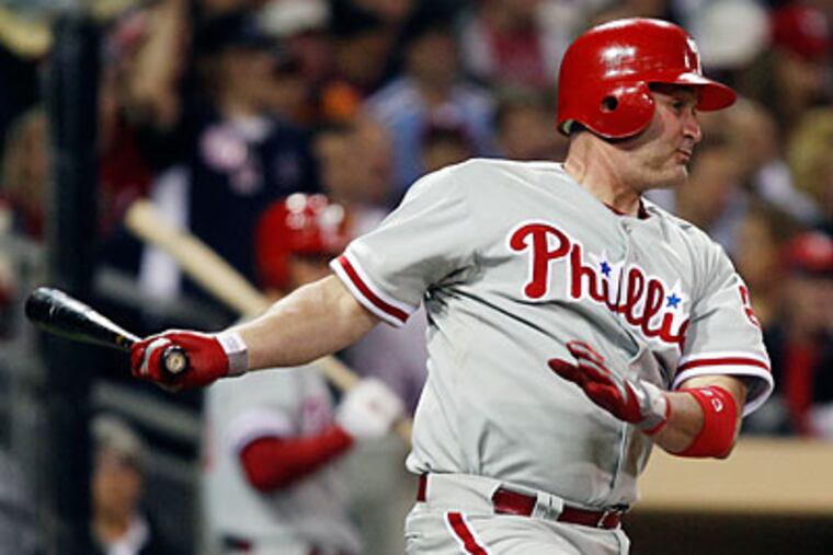 Brian Schneider has been placed on the 15-day DL with a sprained ankle. (Lenny Ignelzi/AP Photo)