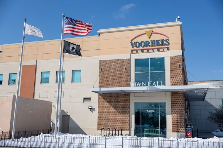 The outside of the Town Hall next to the closed Echelon Mall, which is now called the Voorhees Town Center in Voorhees Township, N.J., on Tuesday, Feb. 3, 2026.