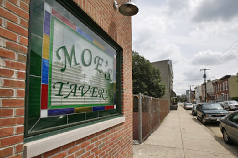 Witness Jason Johnson is a regular at Moe's Tavern in Fishtown and was on a Moe's-sponsored bus trip to the ballpark with the three defendants in the beating death of David Sale. (Eric Mencher/Staff Photographer)