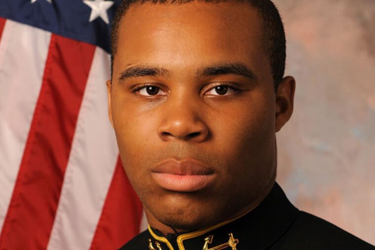 Navy's Lonnie Richardson.