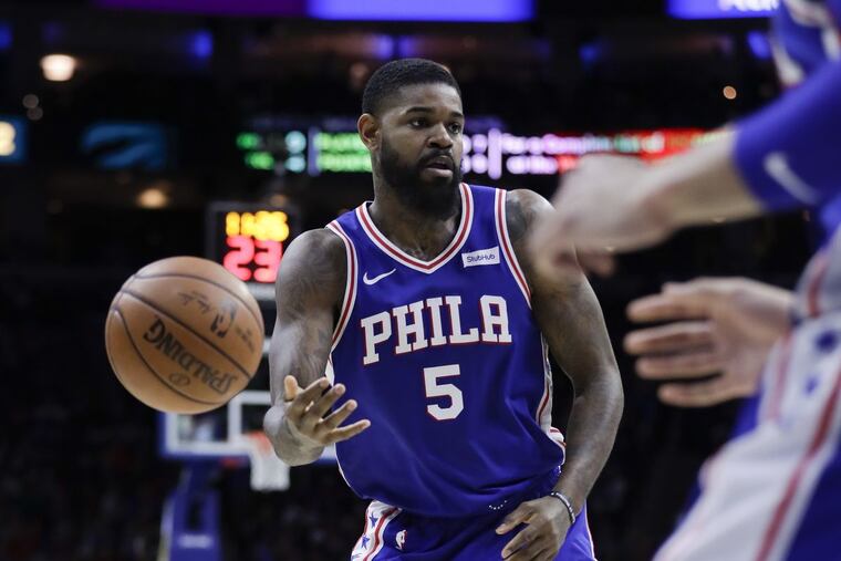 Amir Johnson (5) became ill after arriving in London.