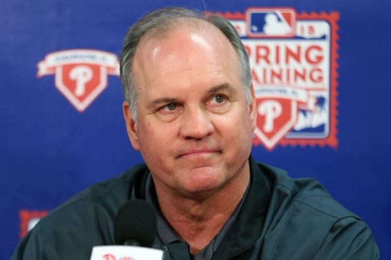 Phillies manager Ryne Sandberg. (David Swanson/Staff Photographer)