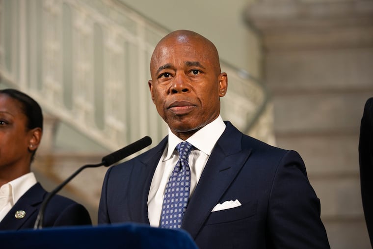 New York City Mayor Eric Adams.