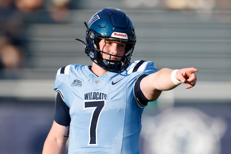 Villanova quarterback Pat McQuaide was cleared just hours before Friday night's season opener.