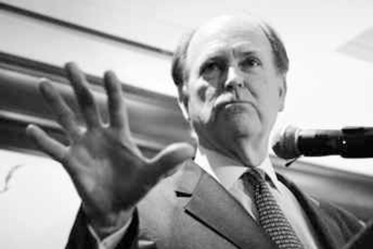 Charles I. Plosser, in a surprising speech at Stanford University, said that"a body other than the Fed should have the authority to fail these firms."