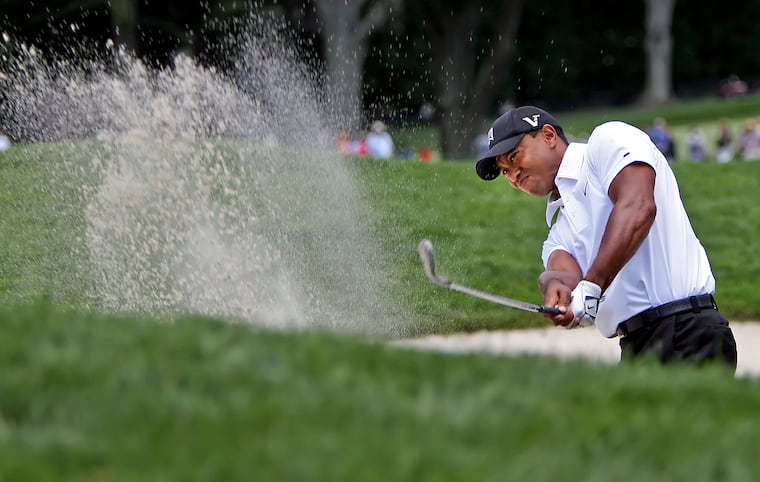 Tiger Woods was the host of back-to-back AT&T National tournaments at Aronimink Golf Club in 2010-11.
