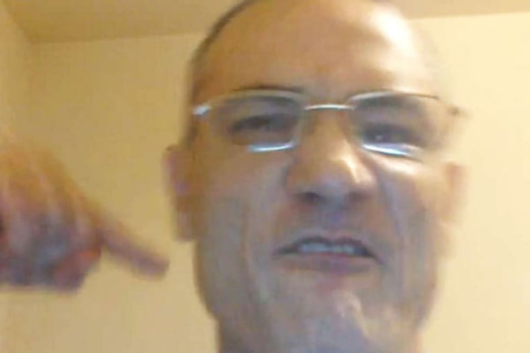 Joseph A. Pacini of Clifton Heights in a YouTube video. He was shot to death Tuesday.