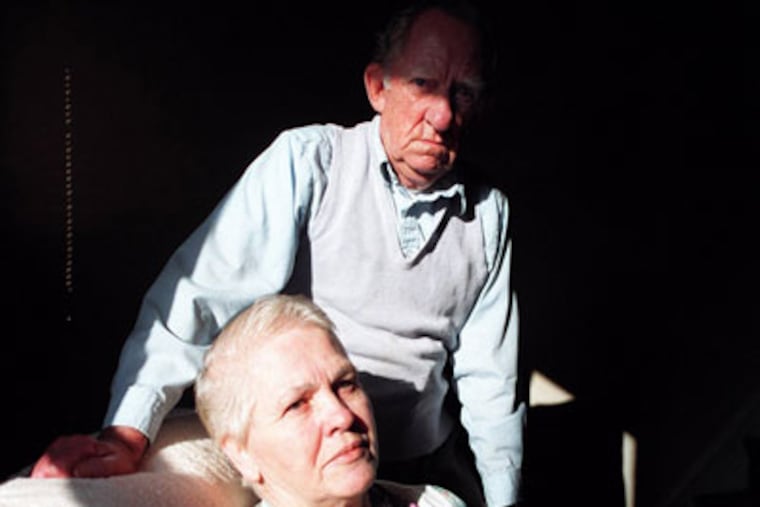 In this 1998 file photo, Arthur Noe and his Marie are pictured together in their Philadelphia home. Marie is now alone. She was convicted of killing 8 of her 10 children. (George Miller)