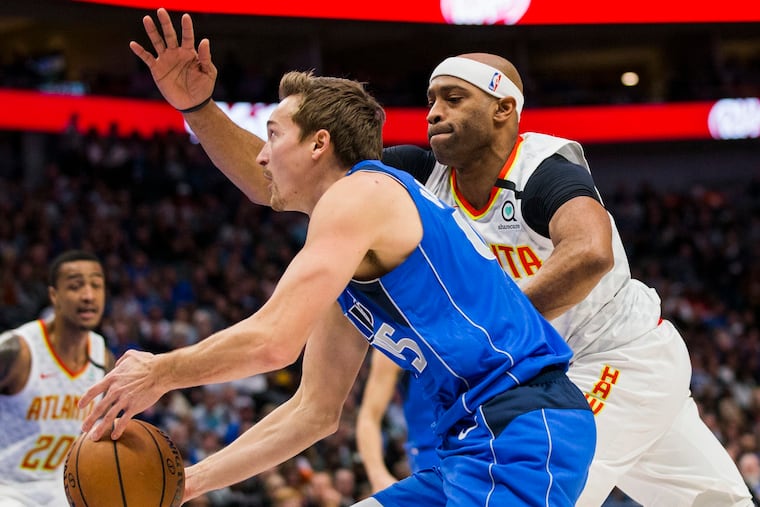 Newly-signed Sixers Ryan Broekhoff (45) did not make the trip to Orlando with the Sixers due to what the team is calling personal reasons.