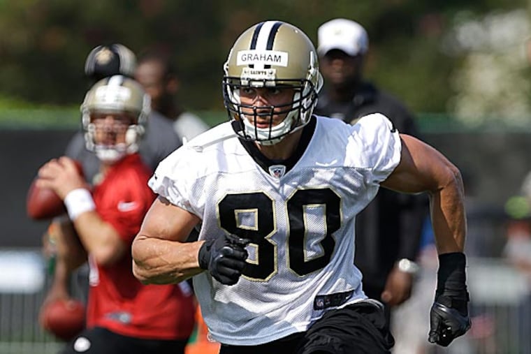 Saints tight end Jimmy Graham. (Gerald Herbert/AP)
