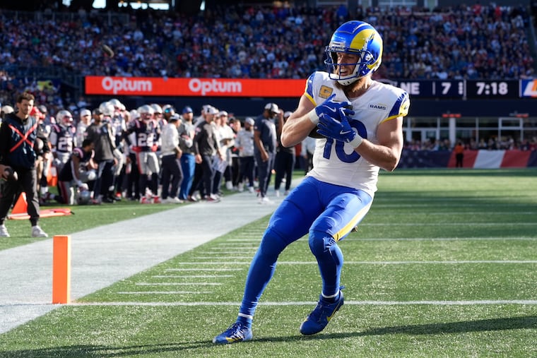 Slowing down Los Angeles Rams wide receiver Cooper Kupp, who primarily operates from the slot, will be a key for the Eagles defense on Sunday.