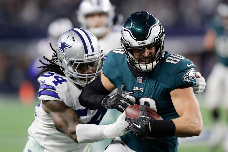 Tight end Dallas Goedert could make a big leap in his second season.