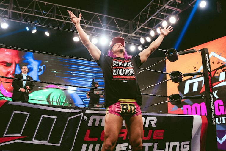 Matt "Rude Dude" Riddle's entrance ahead of his first match with Killer Kross in Nov. 2025.