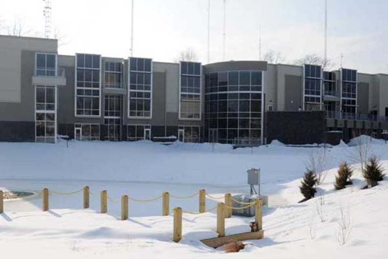 The Green Woods Charter School, 468 Domino Lane, Philadelphia, was built using $18.3 million in bond debt. Photo taken Feb. 19, 2014. (Clem Murray / Staff Photographer)