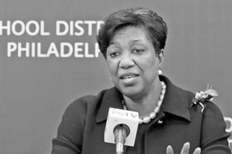 Dr. Arlene Ackerman starts her position as the school district's chief executive officer on June 2.