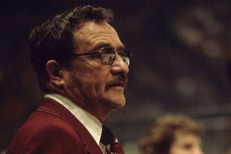 Fred Shero, Philadelphia Flyers (Photo by Mecca/Hockey Hall of Fame)