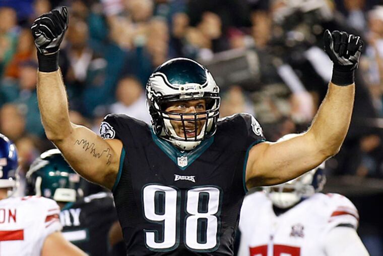 Connor Barwin. (Yong Kim/Staff Photographer)