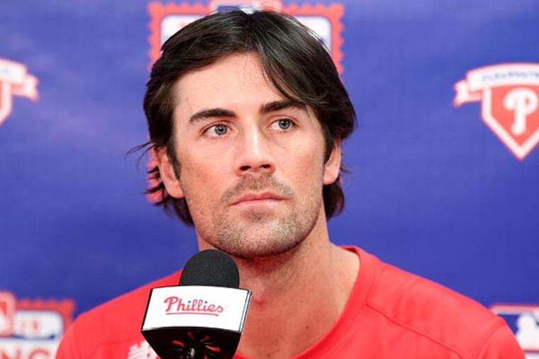 Cole Hamels. (David Swanson/Staff Photographer)