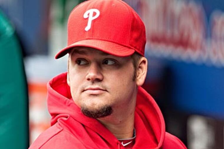 Joe Blanton finished the regular season with a 9-6 record and a 4.82 ERA. (David M Warren/Staff Photographer)