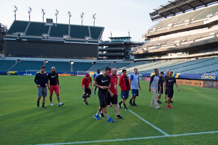 Philadelphia's Lincoln Financial Field last hosted the CONCACAF Gold Cup in 2017, when the United States played El Salvador in a quarterfinal doubleheader.