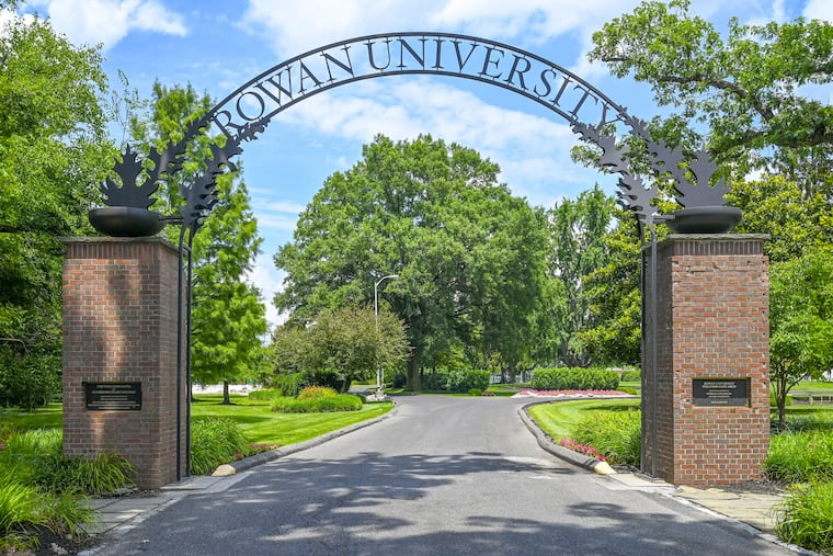 Rowan University's campus in Glassboro.