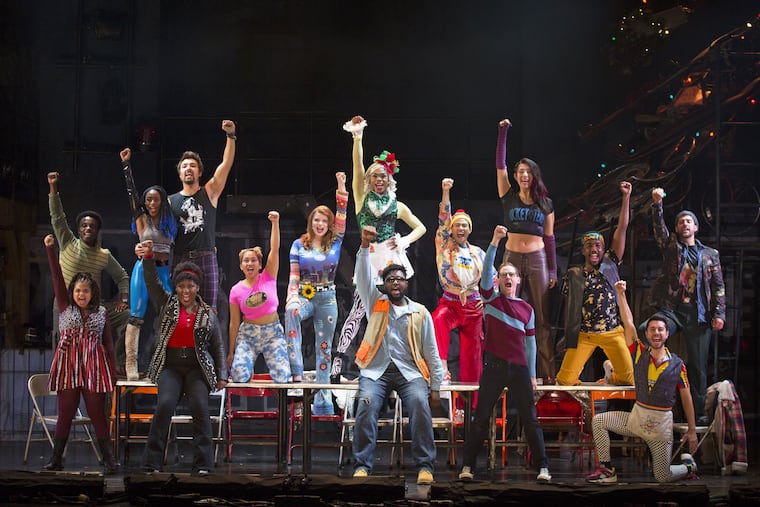 The Company of the RENT 25th Anniversary Farewell Tour, playing the Kimmel Cultural Campus' Merriam Theater. Photo credit: Carol Rosegg