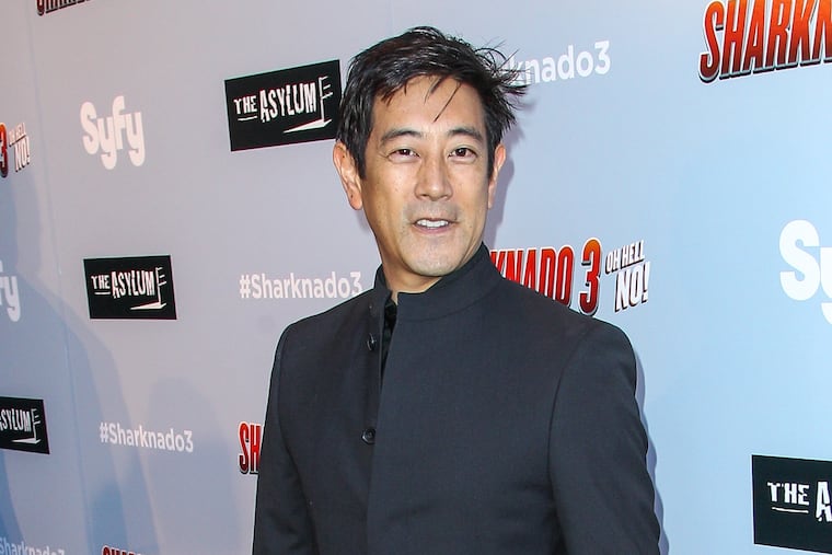 Grant Imahara attened the "Sharknado 3: Oh Hell No!" premiere at iPic Theaters Westwood in July 2015 in Los Angeles.