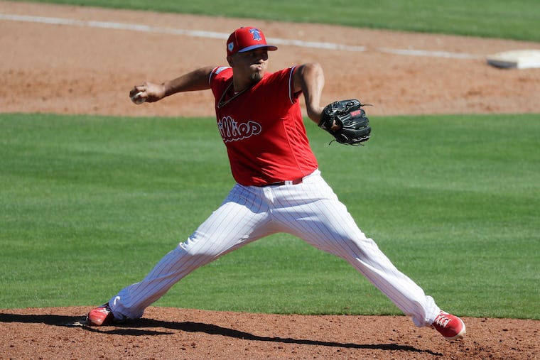 Victor Arano, one of the Phillies' most consistent relievers over the past two seasons, has struggled this spring.