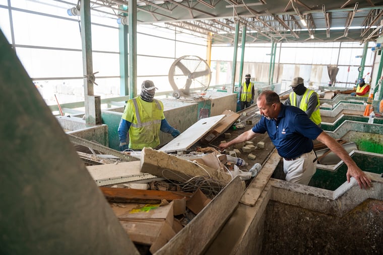 Thousands of heavy-duty recycling carts from Hunting Park are discovered on construction sites across the U.S. Thousands of heavy-duty recycling carts from Hunting Park are discovered on construction sites across the U.S.