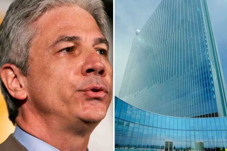 Kevin DeSanctis, CEO of the group that owns Atlantic City's bankrupt Revel casino, is stepping down. (File photos)