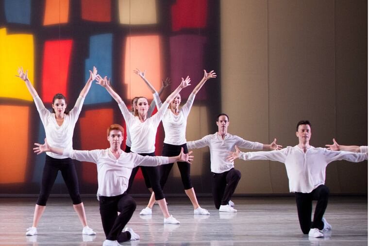 From "Strength and Longing," by the Pennsylvania Ballet at the Merriam Theater. Photo: Alexander Iziliaev